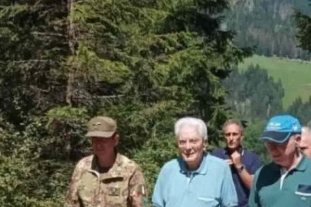 Sergio Mattarella in vacanza