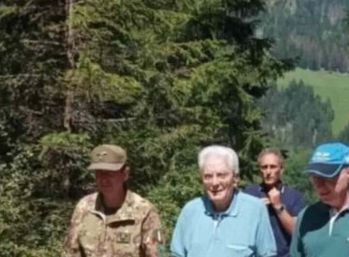 Sergio Mattarella in vacanza