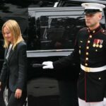 L’autunno caldo di Palazzo Chigi: perché Giorgia Meloni vuole Chiocci come nuovo portavoce, nella foto meloni al summit alla casa bianca