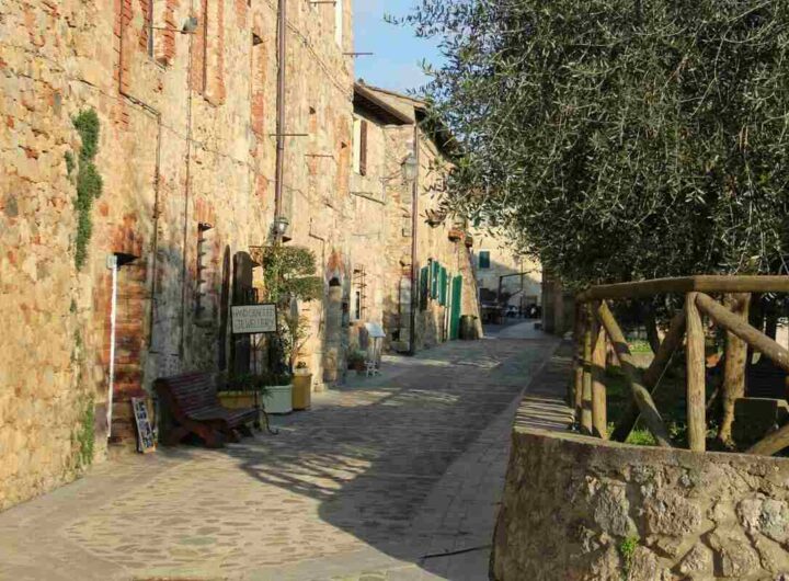 uno scorcio di Monteriggioni