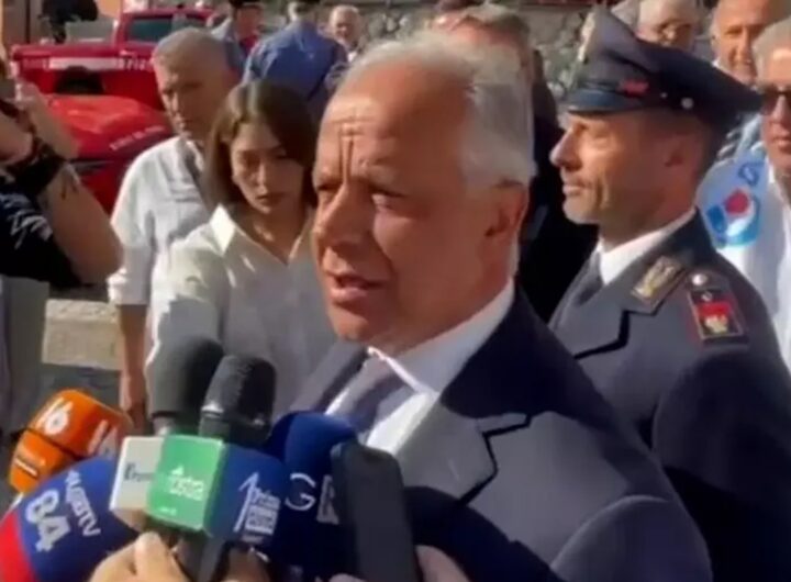 Il ministro dell'Interno Matteo Piantedosi