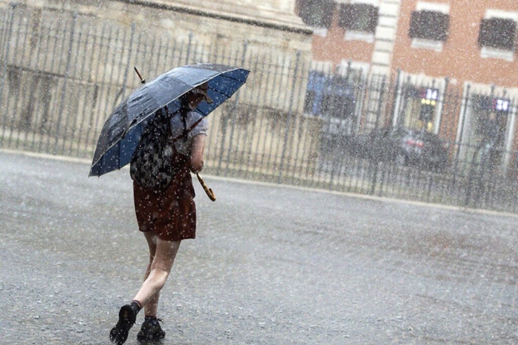 Una giornata piovosa