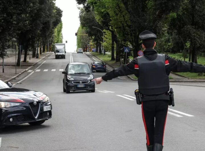 posto blocco carabinieri