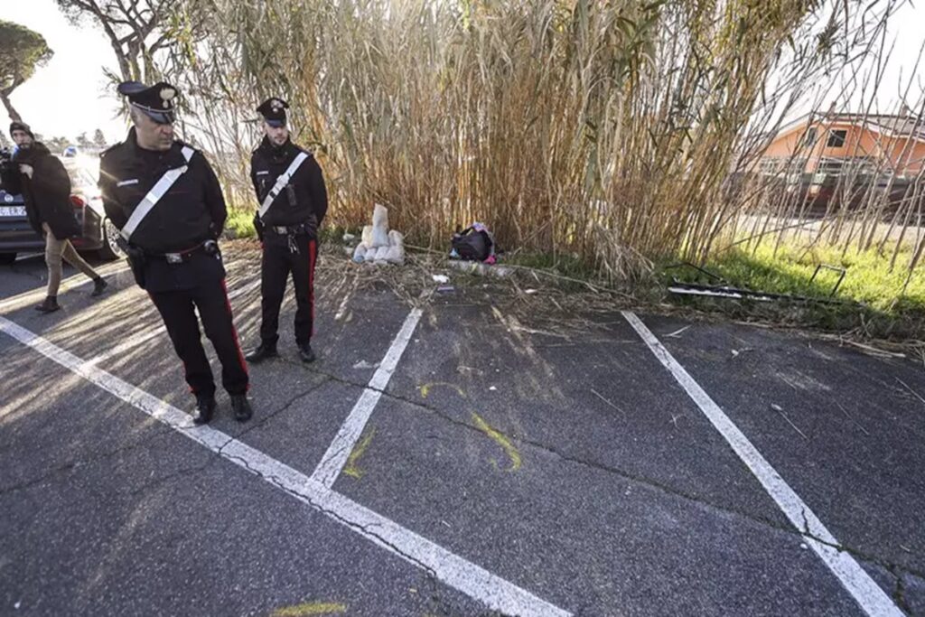 Il luogo dove è stato accoltellato il professore a Bassano del Grappa