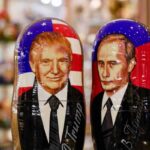 Trump ha subito, ora Zelensky e l’Europa devono ingoiare: le ragioni di Putin, le paure dei Baltici , nella foto le Matrioske di Putin e Trump