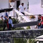 La villa in cui lavorava la vittima. Qui è stata uccisa