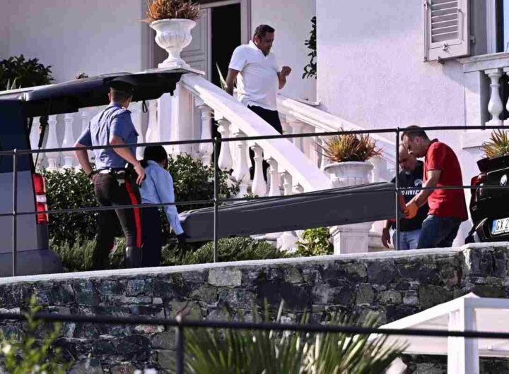 La villa in cui lavorava la vittima. Qui è stata uccisa