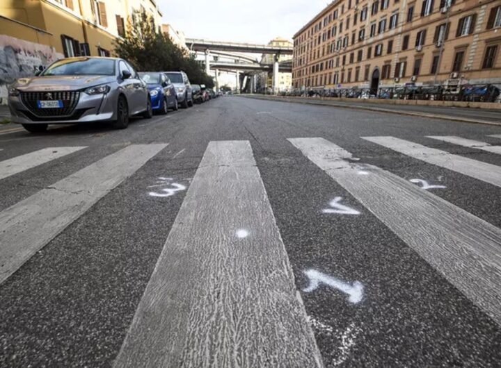 Delle strisce pedonali