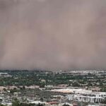 Tempesta di sabbia negli Stati Uniti