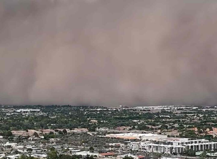 Tempesta di sabbia negli Stati Uniti
