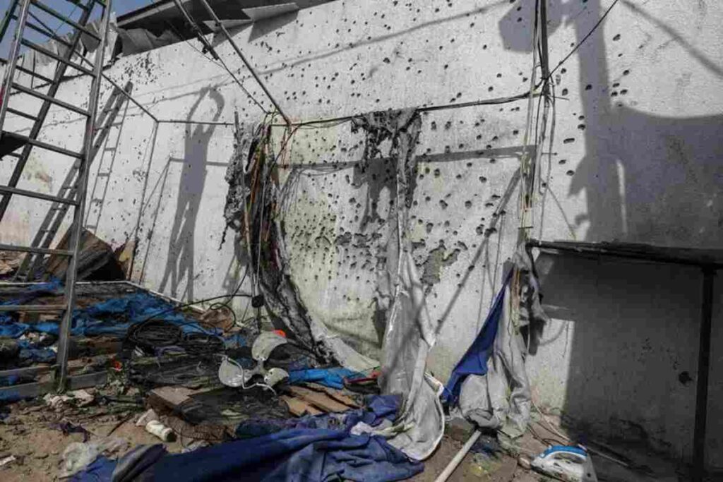 La tenda dei giornalisti morti a Gaza