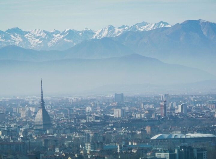 una vista di torino