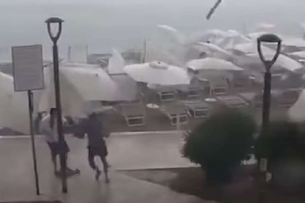 Tromba marina a Porto Cesareo