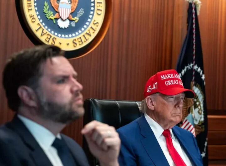 A Gaza tregua sul filo, a Kiev si muore, a Milano complotto anti Schlein, la paura per Repubblica fa 90 Nella foto Vance e Trump