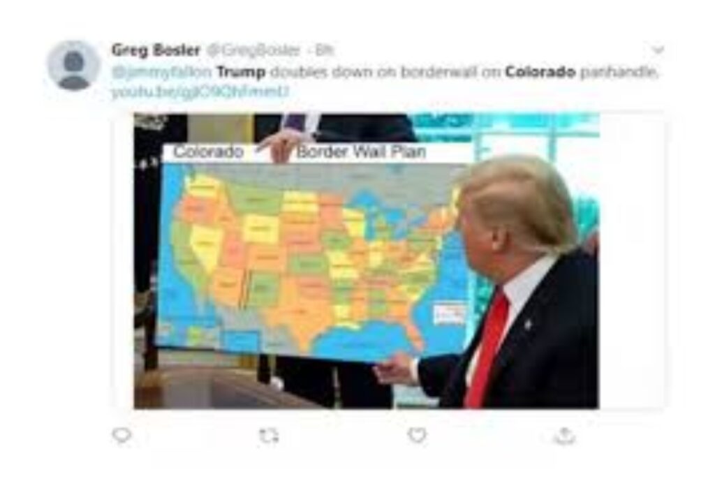 Trump, senilità dilettantismo o collusione? Un esame critico, cosa può riservarci il futuro , nella foto trumpo davanti a una mappa