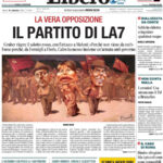 Stampa in allarme: giornalisti fate come Armand Duplantis, da 6 metri il mondo appare migliore, nella foto la prima pagina di Libero