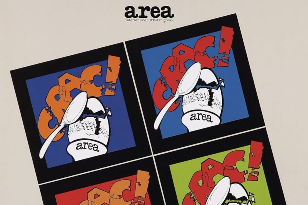 Particolare della copertina di Crac! degli Area