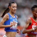 Festa italiana a Tokyo con super Nadia Battocletti: ha vinto due medaglie nello stesso Mondiale, nella foto Battocletti