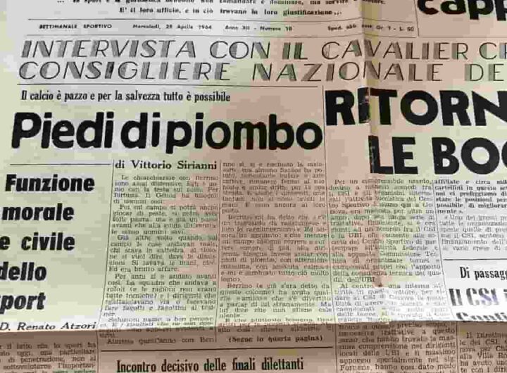 utto ebbe inizio in seconda liceo: volevo fare il giornalista ma non sapevo da dove cominciare, nella foto una vecchia copia dello Sprint)