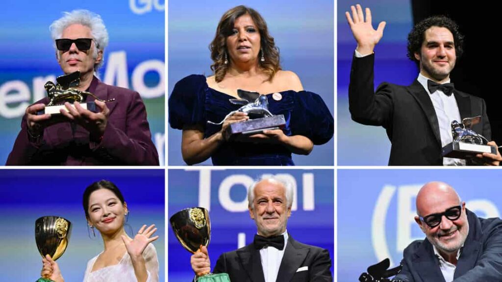 Venezia cinema, a Jim Jarmusch il Leone d'Oro, Toni Servillo miglior attore, su tutto la pulizia etnica a Gaza