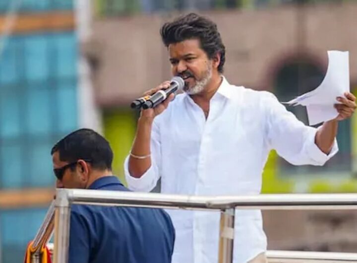 Comizio con 39 morti e 90 feriti nella calca in India, parlava un famoso attore ora politico, nella foto Joseph Vijay Chandrasekhar