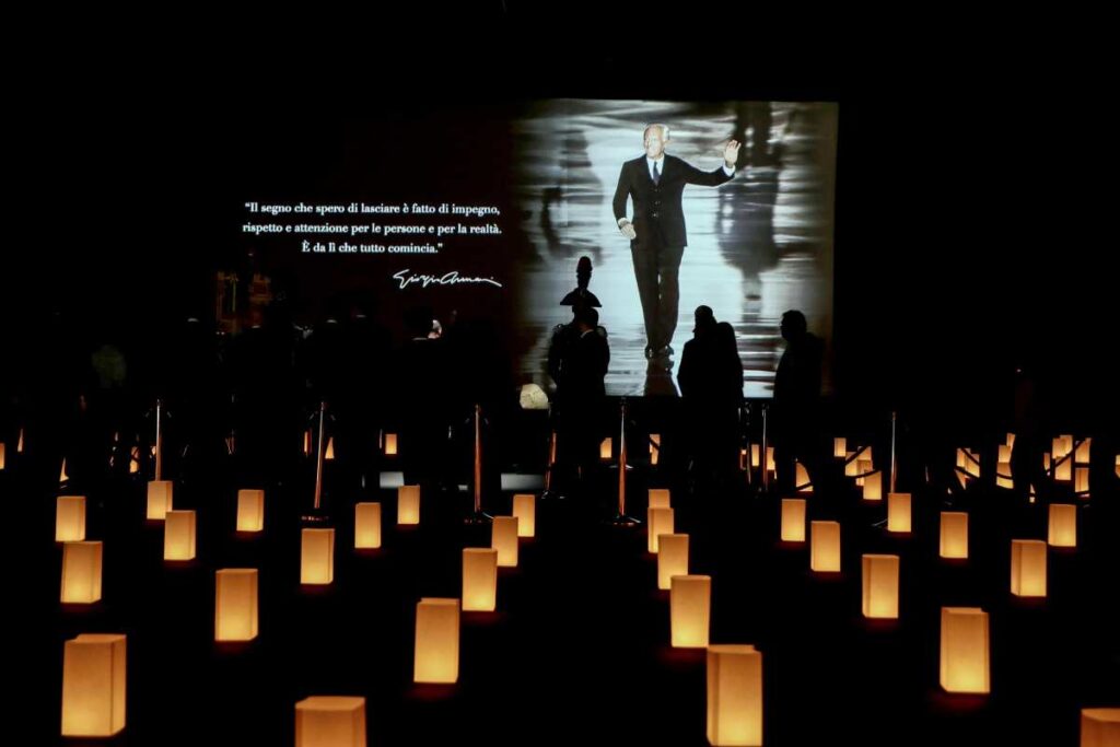 La camera ardente di Armani