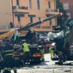 auto contro palo a bologna