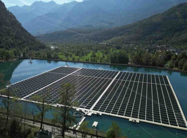 Il bacino Enel di Venaus in Piemonte