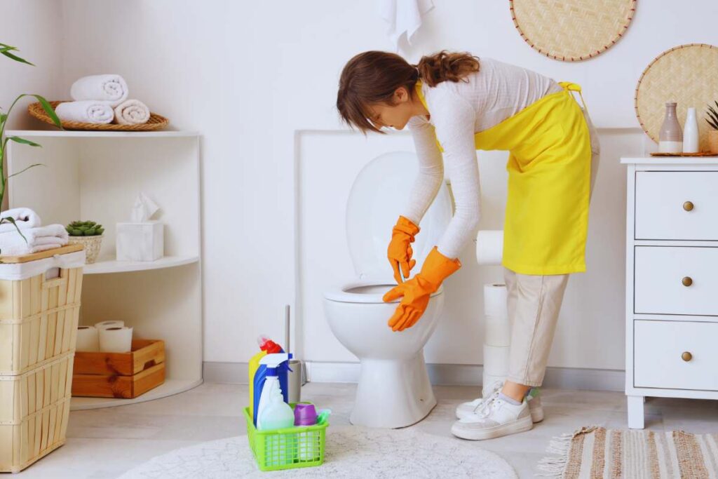 Bagno pulito in pochi minuti: la miscela magica