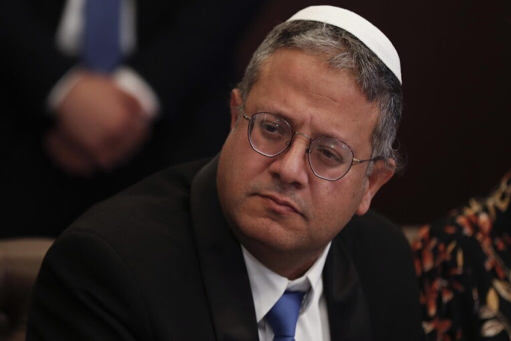Il ministro israeliano Itamar Ben-Gvir