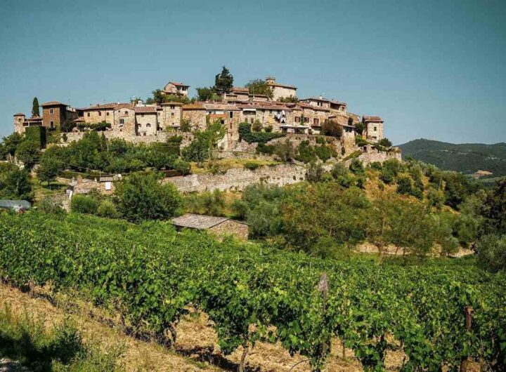 Montefioralle in Toscana