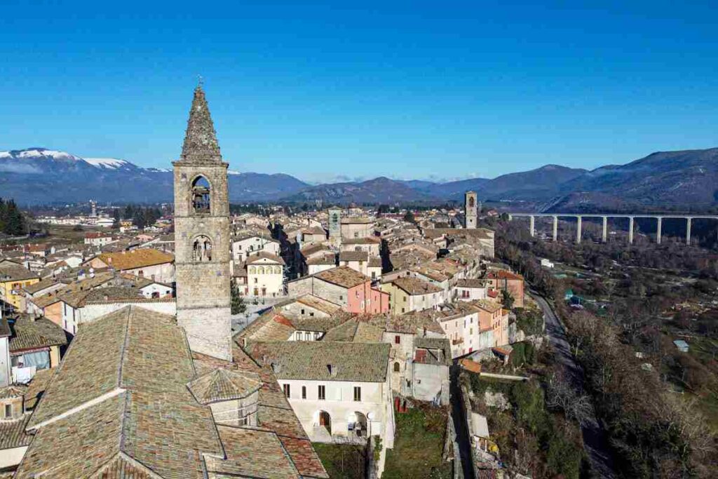 scorcio del borgo di Narni, in Umbria