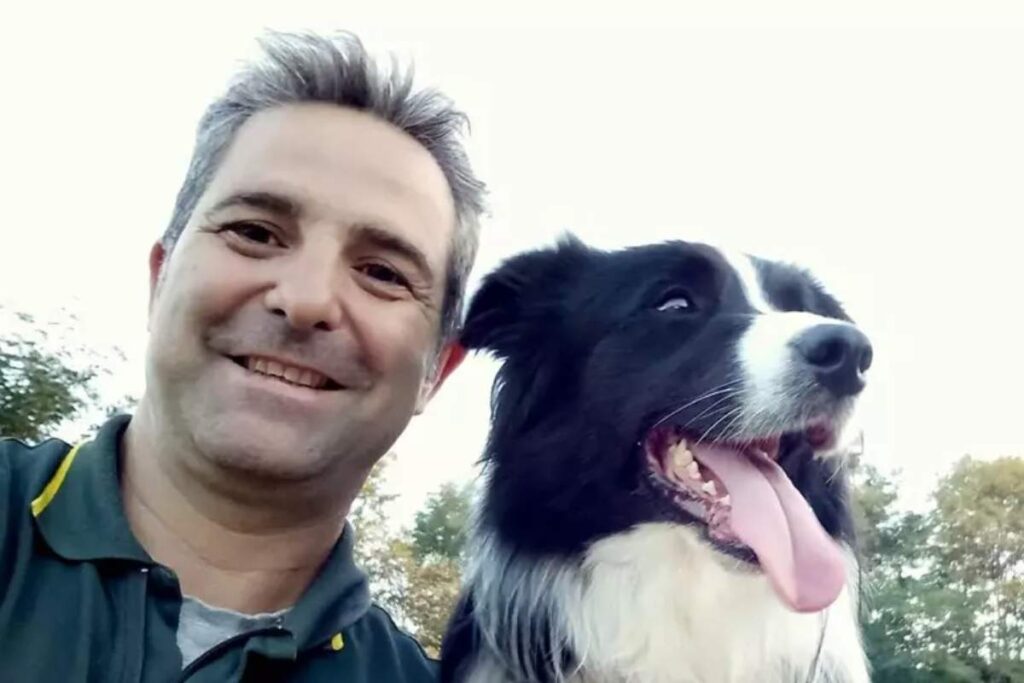 uomo svenuto salvato dal cane lecce