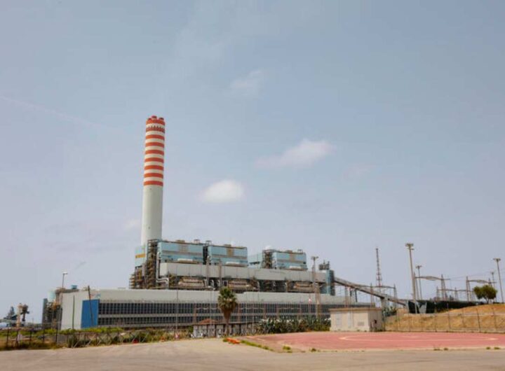 Una centrale a carbone