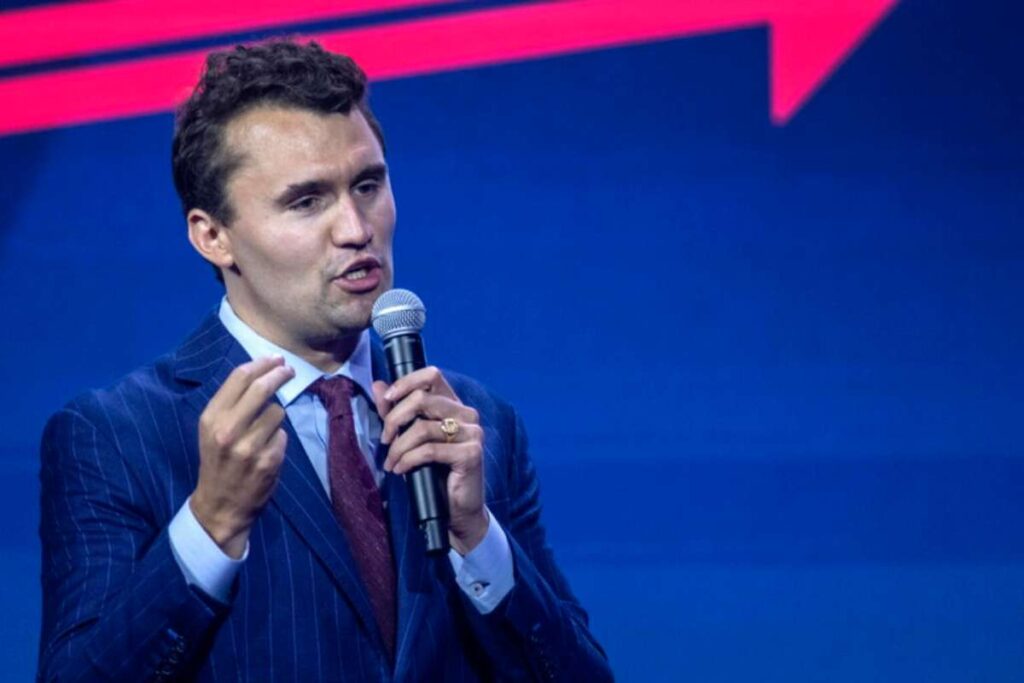 Charlie Kirk, Meloni e Schlein litigano per Odifreddi: può esserci differenza fra omicidi? Nella foto Charlie kirk