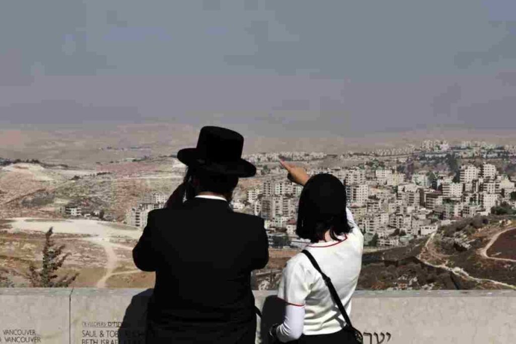 Il corridoio che divide Israele dalla Cisgiordania