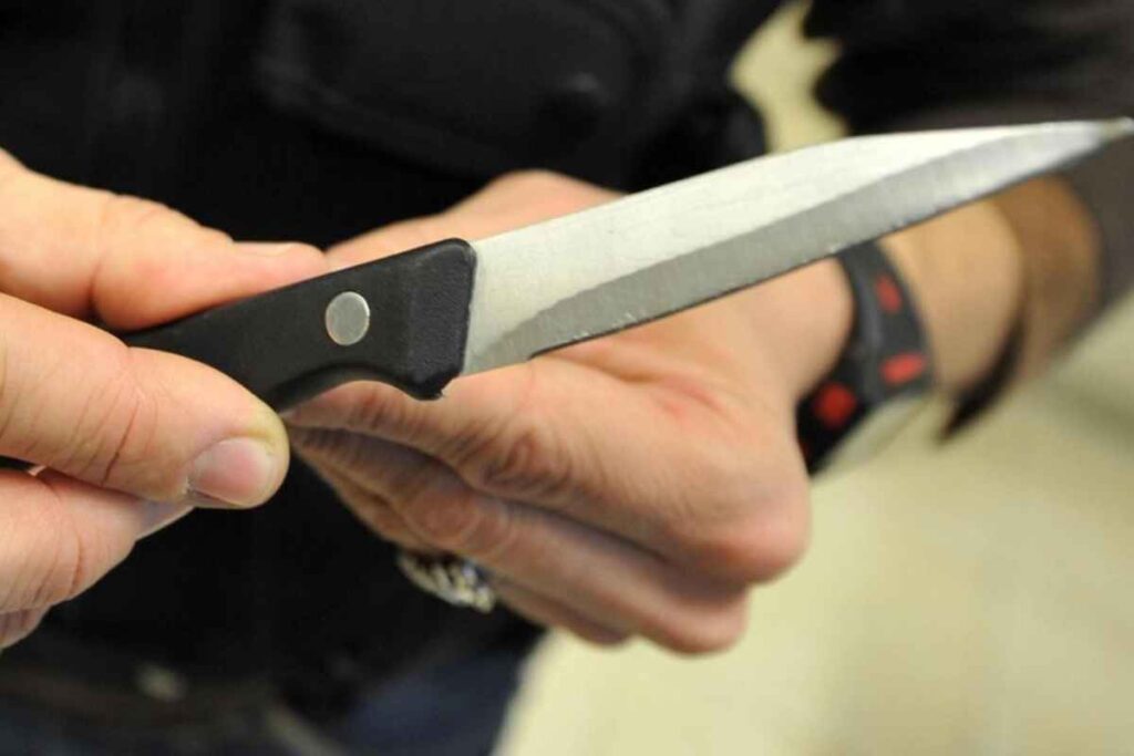 Un coltello da cucina