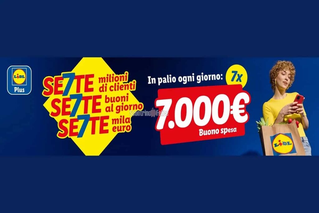 lidl concorco buono spesa 7mila euro