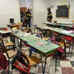 calcinacci in una scuola