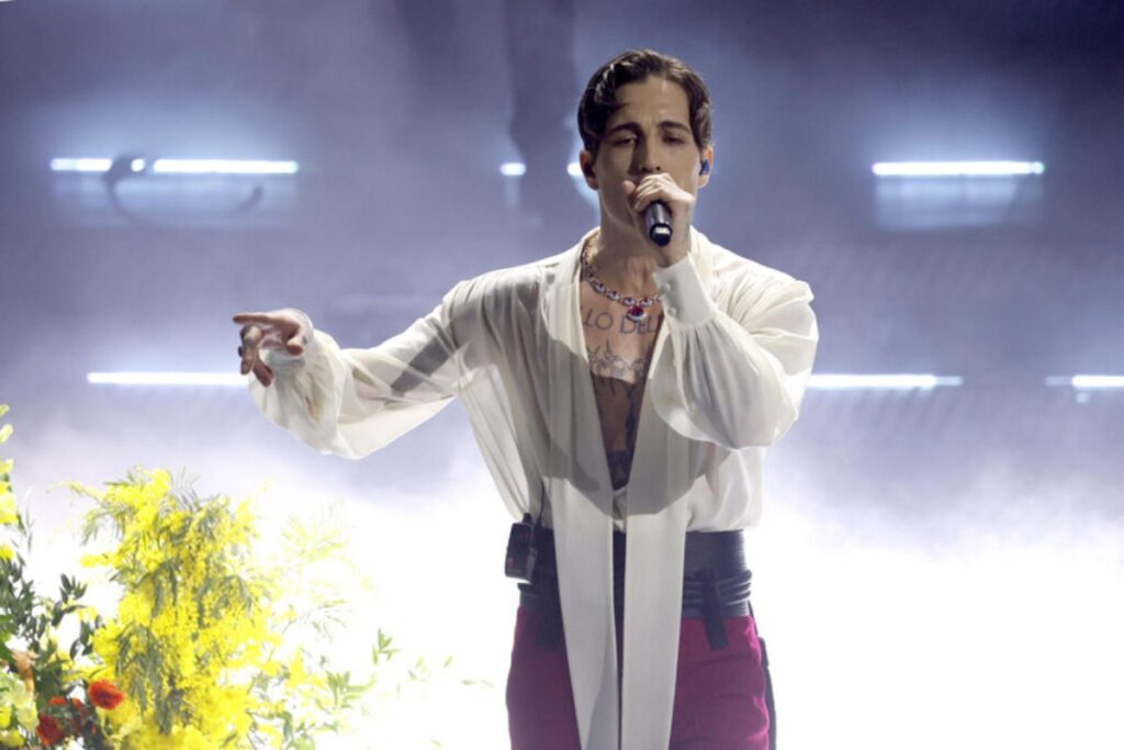 damiano david a sanremo