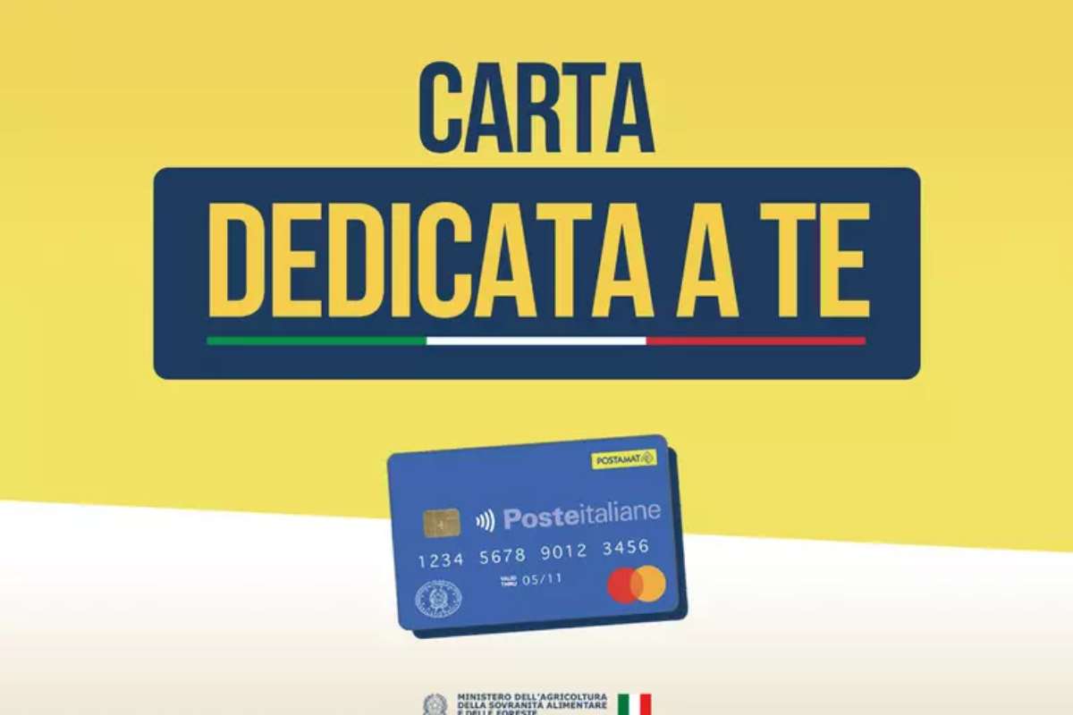 La carta Dedicata a te