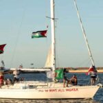 Ci sono due Flotilla, una nel mare verso Gaza, una ((virtuale) nel Tevere verso Schlein e il Pd, nella foto La Flotilla