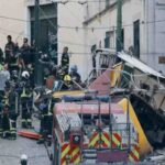 Lisbona, stranezze nell'appalto per la manutenzione delle funivie, la tragedia senza ripercussioni sul turismo, nella foto La funicolare di Lisbona dopo l'incidente