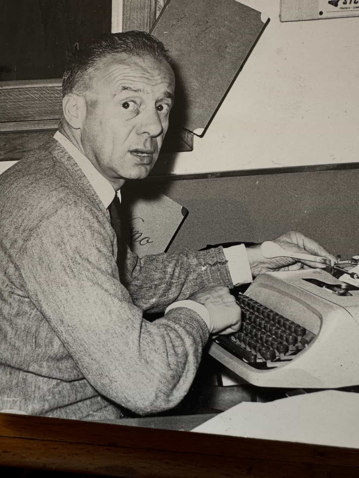 Nove anni all’Ansa: dominava Sergio Lepri, le profezie di Fusaroli fra grandi fatti di cronaca, nella foto Gaetano Fusaroli