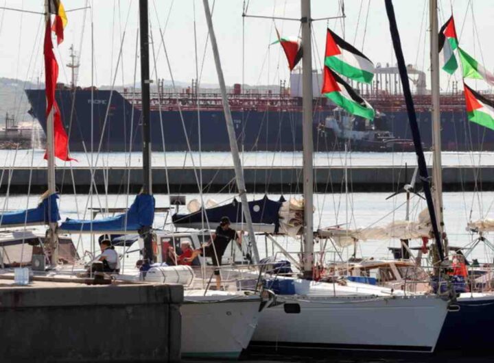 Odio veleno della politica, le Regionali premono, anche la Flotilla serve a farsi conoscere, nella foto La Global Summud Flottila