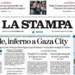 La Stampa, la prima pagina di oggi