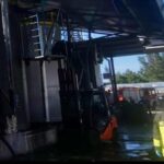 Il serbatoio di oli esausti esploso a Marcianise