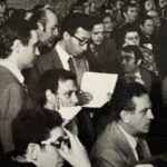 Nove anni all’Ansa: dominava Sergio Lepri, le profezie di Fusaroli fra grandi fatti di cronaca, nella foto un processo a Genova