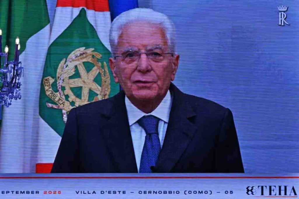 Mattarella nel videomessaggio a Cernobbio