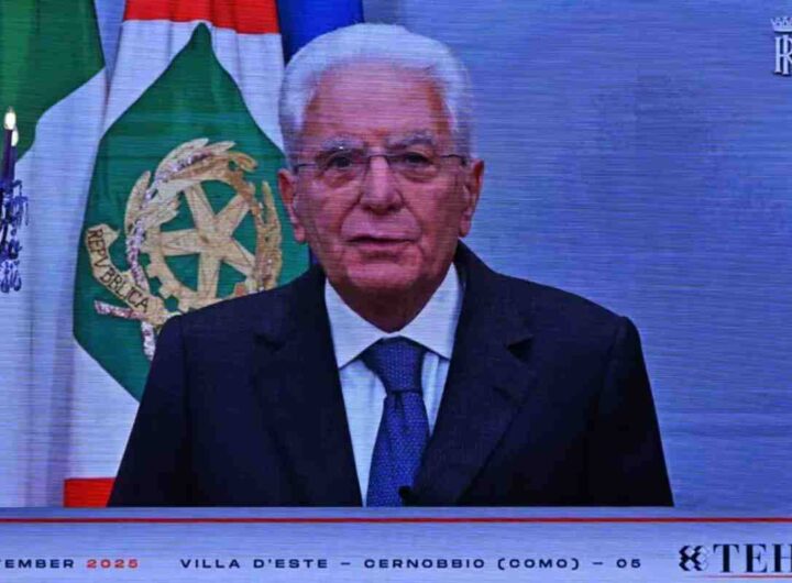Mattarella nel videomessaggio a Cernobbio